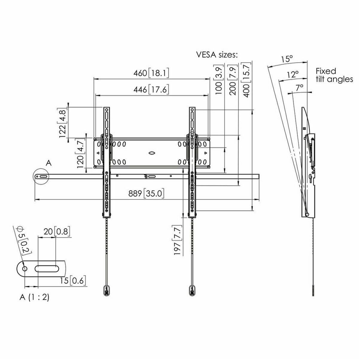 TV-Montering Vogel's PFW 4510 55" 50 kg
